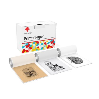 Phomemo Етикети за термопринтер Q22-RMS-S11, на ролка, широчина 50 mm, дължина 3.5 m, 3 броя