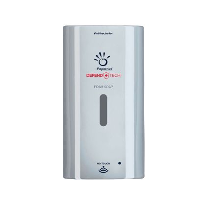 Диспенсър за сапун на пяна Papernet, безконтактен, бял, 13.5 х 12 х 25 cm