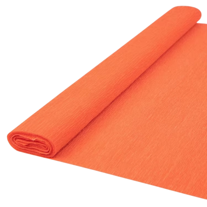 Foska Креп хартия, 50 х 200 cm, 10 листа, оранжева