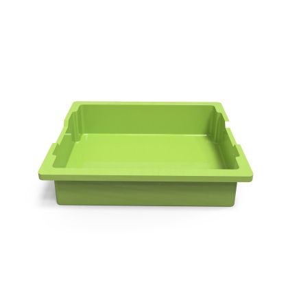 Тава RFG, PP, 375 х 310 х 75 mm, полипропилен, зелена