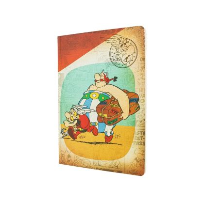 Paperblanks Тетрадка The adventures of Asterix, A5, широки редове, 40 листа