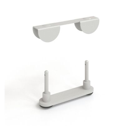 Крак Narbutas My Space, метален 130 х 30 х 18 mm, бели