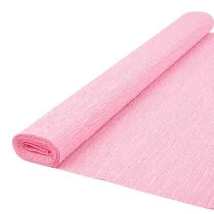 Foska Креп хартия, 50 х 200 cm, 10 листа, розова