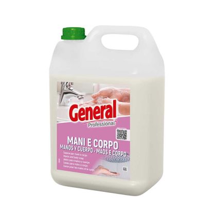 Течен сапун за ръце General и тяло Mani e corpo, 5 kg