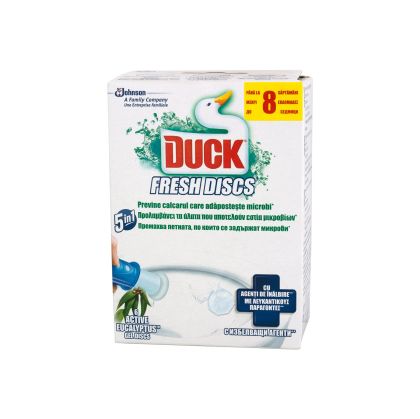 Ароматизатор за тоалетна Duck Fresh Discs, гел, евкалипт, 36 ml