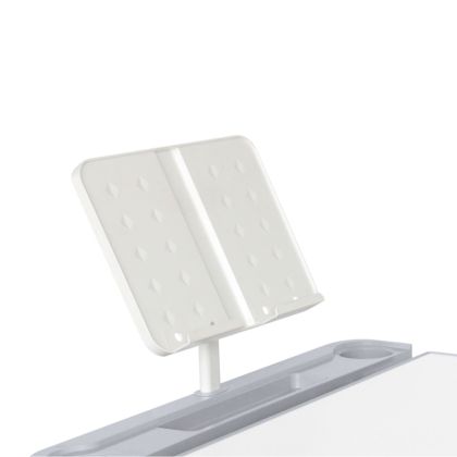 Поставка за книга RFG, за бюро Ergo Tech 403X, полипропилен, бяла