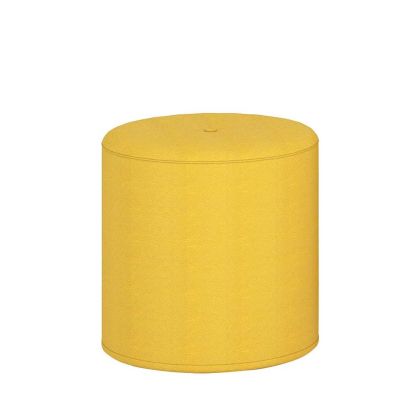 Табуретка RFG OXXO, текстил, 390 х 390 х 450 mm, жълта, 2 броя в комплект