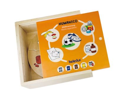 Beleduc Пъзел Разделяне на отпадъците, дървен