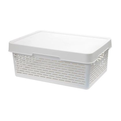 Панер за дрехи, 27 х 39 х 15.5 cm, бял, 13 L