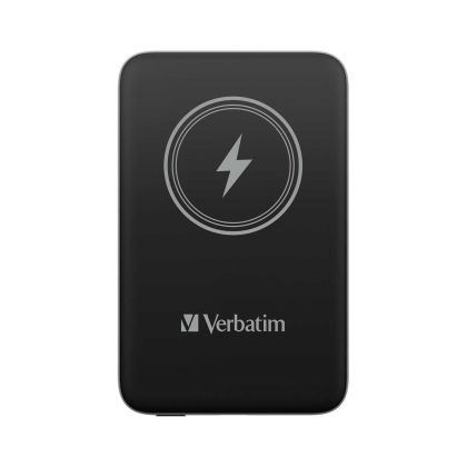 Verbatim Външна батерия Charge 'n' Go, магнитна, 10000 mAh, черна