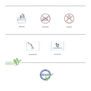 Изтривалка Olivo Promo, кокос и гума, 40 х 60 cm, асорти