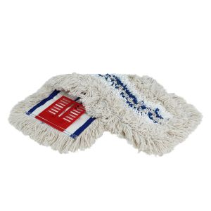 Моп Hunts, за мокро почистване, Color strips, памучен, с крила, 40 cm