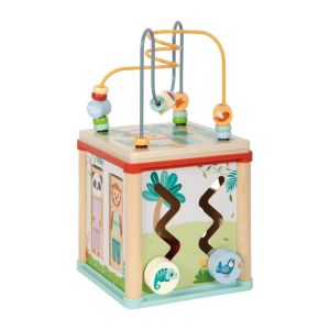 Small Foot Куб Джунгла, дидактичен, дървен, 15 х 15 х 29.5 cm