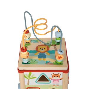 Small Foot Куб Джунгла, дидактичен, дървен, 15 х 15 х 29.5 cm