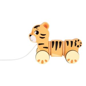 Small Foot Тигър Сафари, за дърпане, дървен