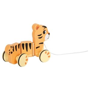 Small Foot Тигър Сафари, за дърпане, дървен