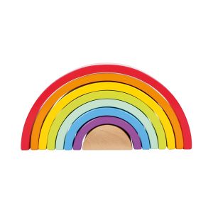 Small Foot Дъга за сортиране и вгнездяване, дървена