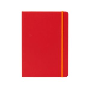 Fabriano Тетрадка Ispira, A5, на точки, шита, мека корица, 96 листа, червена