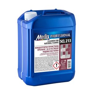 Концентриран почистващ препарат за естествени подови настилки Medix Professional, SCL 213, 5 L