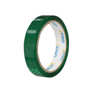 Office 1 Тиксо, 18 mm x 60 m, зелено, 8 броя