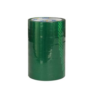 Office 1 Тиксо, 18 mm x 60 m, зелено, 8 броя