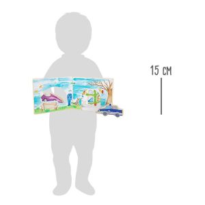 Small Foot Книжка Полиция, интерактивна, дървена