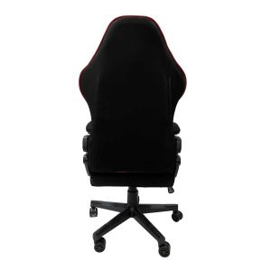 Геймърски стол RFG Blaze, текстил, Butterfly механизъм, полипропиленова основа, до 130 kg, черно-червен