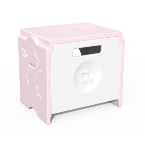 Табуретка RFG Funny, за съхранение, пластмасова, 300 х 400 х 370 mm, розова