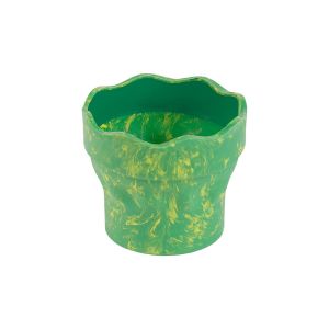 Faber-Castell Чаша за рисуване, сгъваема, зелен мрамор