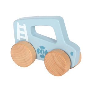 Small Foot Количка за бутане, дървена, синя