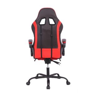 Геймърски стол RFG Max Game, екокожа, Multi-function механизъм, метална основа, до 150 kg, черно-червен