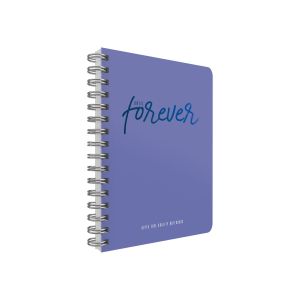 Gipta Тетрадка Until, 17 х 24 cm, кремава хартия, широки редове, твърда корица, със спирала, 120 листа