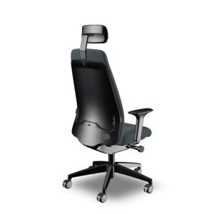 Ергономичен стол Interstuhl Every EV119, текстил, Synchronous механизъм, полиамидна основа, сив