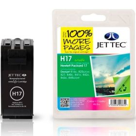 Касета Jettec маст. принтер HP 17 цветно