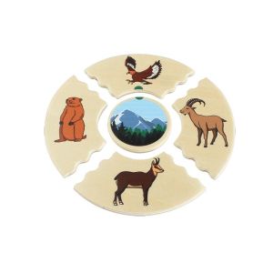 Beleduc Пъзел Местообитания, дървен