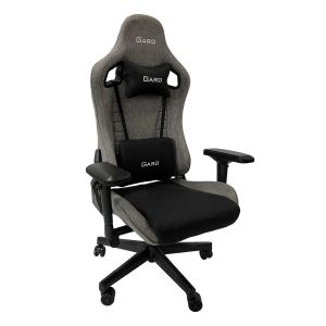 Геймърски стол RFG Gard, текстил, Multi-function механизъм, полипропиленова основа, до 130 kg, черно-сив