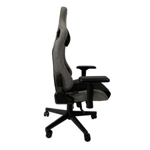 Геймърски стол RFG Gard, текстил, Multi-function механизъм, полипропиленова основа, до 130 kg, черно-сив