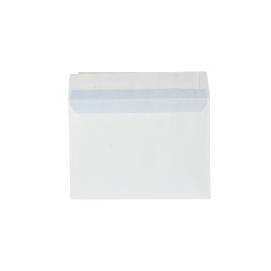 Office 1 Плик, C6, 114 x 162 mm, хартиен, със самозалепваща лента, бял, 25 броя