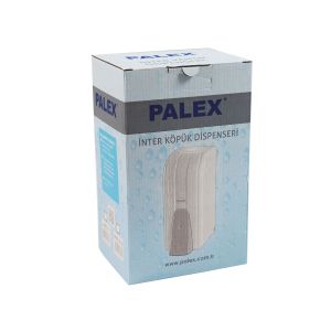 Диспенсър за течен сапун Palex Medical, 600 ml, бял, abs, 10.6 x 14.5 x 23.7 cm
