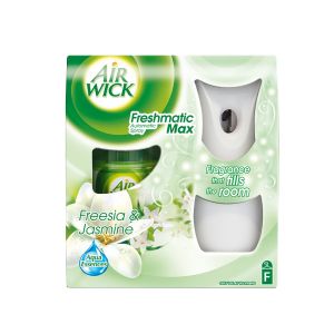 Ароматизатор Air Wick Freshmatic, автоматичен, фрезия и жасмин, с включен пълнител, 250 ml