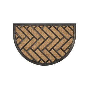 Изтривалка Olivo Half Moon, кокос и гума, 40 х 60 cm, асорти