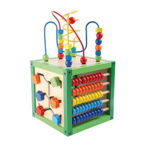 Small Foot Куб, дидактичен, дървен, 20 x 20 x 36 cm