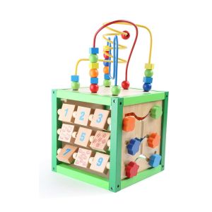 Small Foot Куб, дидактичен, дървен, 20 x 20 x 36 cm