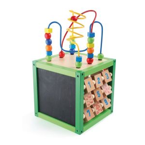 Small Foot Куб, дидактичен, дървен, 20 x 20 x 36 cm