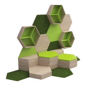Модул за подиум RFG Hexagon 05, 1000 х 433 х 360 mm