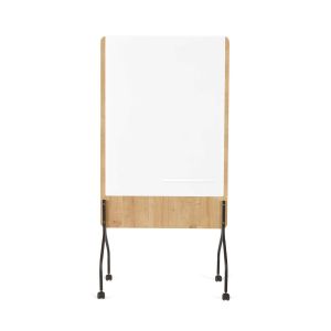 Rocada Бяла дъска Natural, магнитна, двустранна, на колела, 109 x 100 cm