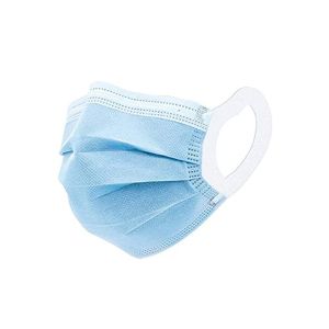 Маска за еднократна употреба Hunts, светлосиня, с широк ластик