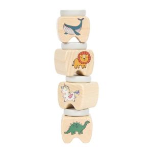 Small Foot Комплект кутийки за съхранение на млечни зъбки, 4 броя