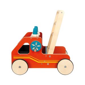 Small Foot Проходилка Пожарна, детска, дървена, 48 х 40 х 49.5 cm
