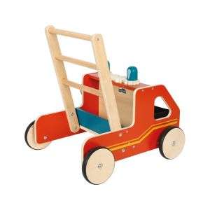Small Foot Проходилка Пожарна, детска, дървена, 48 х 40 х 49.5 cm
